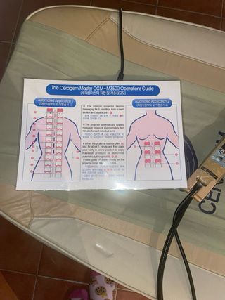 Camilla de masajes Ceragem CGM-M3500 – Terapia tér