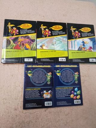 LOTE (X) DE 5 LIBROS DE GERONIMO STILTON
