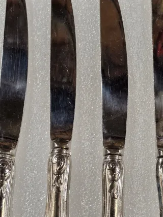 Set 6 Coltelli Argento Vintage