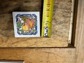 Azulejos decorativos fruta y uvas