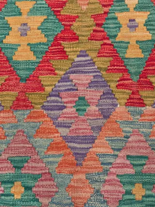 Tappeto Kilim afgano 204x151 cm lana