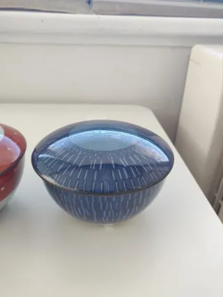 Set 3 ciotole porcellana decorate