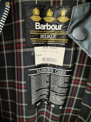 Barbour Bedale uomo giacca vintage