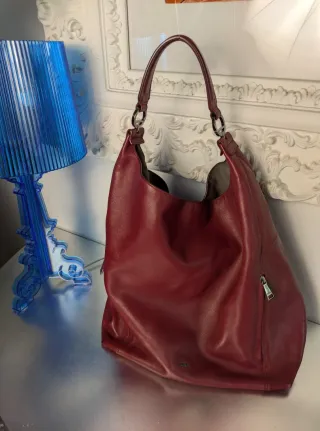 Furla Borsa Grande Pelle Borgogna