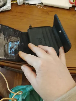 Portafoglio Gattinoni donna blu