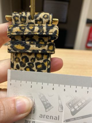 Cintura Leopardo Fibbia Dorata 105 cm