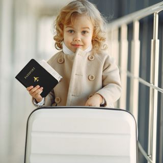 Funda Pasaporte y Etiqueta Maleta Negra