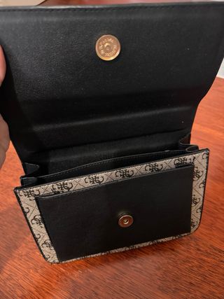 Bolso Guess Mujer Beige y Negro