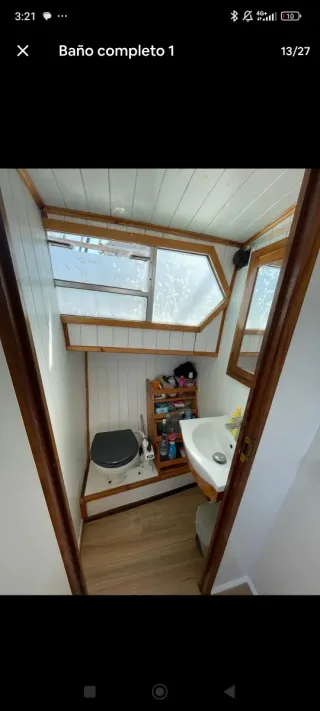 Se alquila barco vivienda para 6 personas