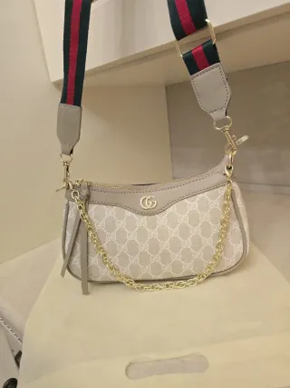 Borsa Gucci Beige Multicolor Donna