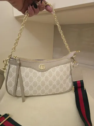 Borsa Gucci Beige Multicolor Donna