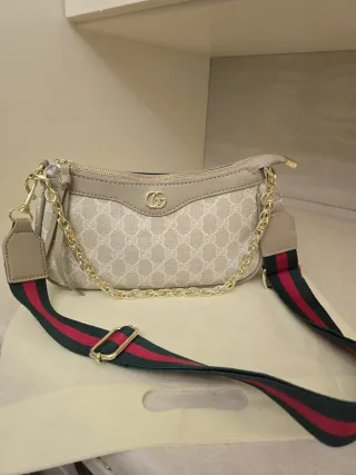 Borsa Gucci Beige Multicolor Donna