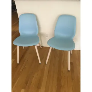 Juego de 4 Sillas IKEA LAIFARNE Turquesa