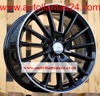 8806 JUEGO DE 4 LLANTAS SKODA BLACK METAL