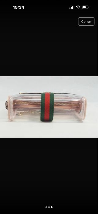 Borsa Gucci Orphidia Rosa Trasparente