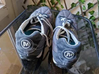 Zapatillas deportivas Merrell grises y turquesa