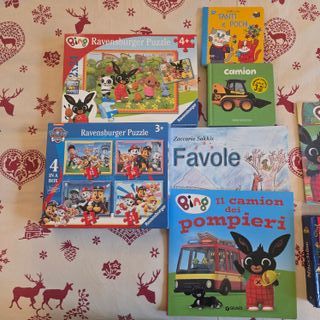 Lotto puzzle e libri