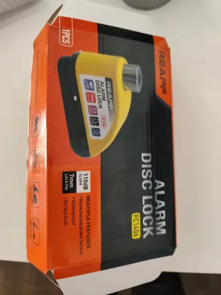 Candado Alarma Moto Disco Nuevo