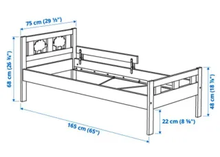 Cama infantil 70x160
