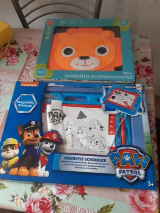 Maletita multisensorial y Paw Patrol