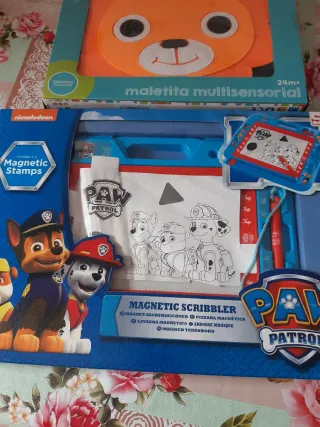 Maletita multisensorial y Paw Patrol