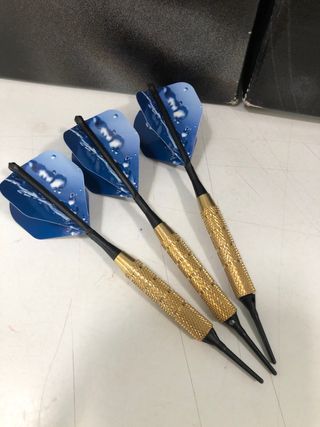 Lote 172 dardos azules y dorados