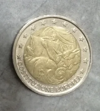 2 € Conmemorativa Italia 2005.