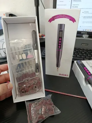 Fresadora Uñas Eléctrica EWEMA + Accesorios
