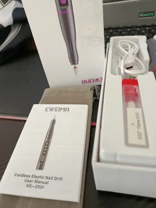 Fresadora Uñas Eléctrica EWEMA + Accesorios