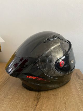 Casco KRE+ Negro Visera Negra
