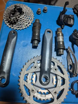 Grupo Shimano Mega9 XT-LX