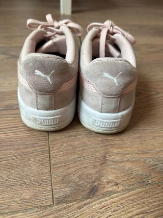 Zapatillas Puma Beige y Rosa