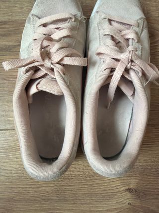 Zapatillas Puma Beige y Rosa