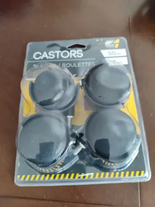 4 Ruedas Giratorias 50mm nuevas a estrenar