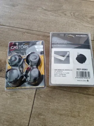 4 Ruedas Giratorias 50mm nuevas a estrenar