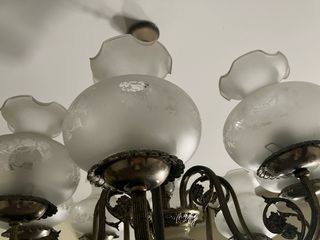 Lámpara techo 8 brazos