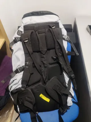 Mochila Montis Trekking 75L Gris/Blanco