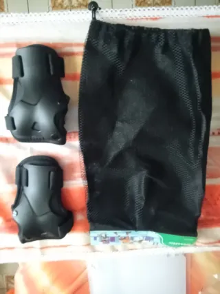 Protezioni 7pz per pattini, bicicletta, skate tg L