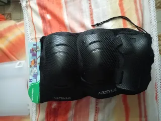 Protezioni 7pz per pattini, bicicletta, skate tg L