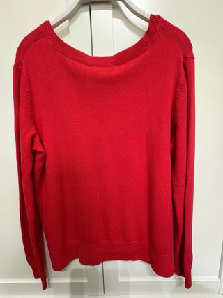 Jersey Lefties cuello pico rojo talla M