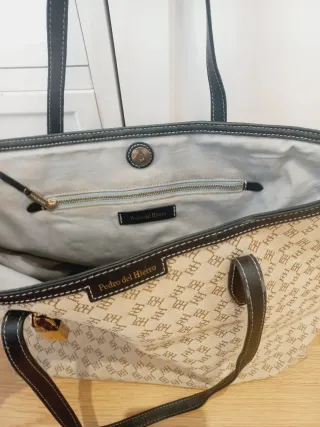 Bolso shopper Pedro del Hierro beige