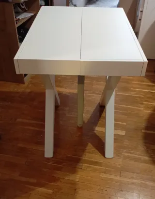 Mesa consola Skraut 180cm Blanco/Negro