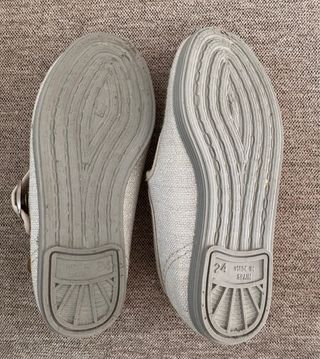 Bailarinas niña doradas/plateadas