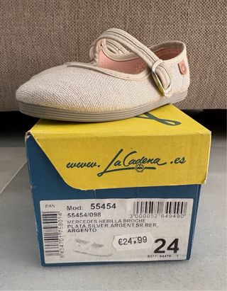 Bailarinas niña doradas/plateadas