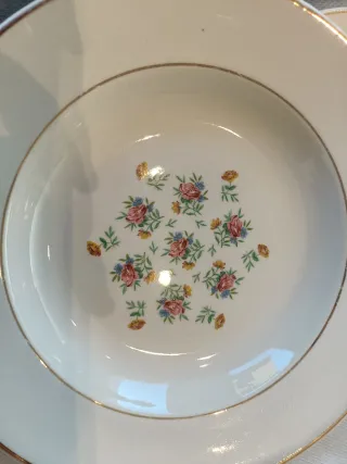 Vajilla para 6 Porcelana Francesa Limoges