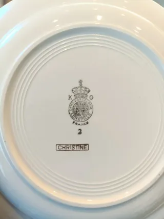 Vajilla para 6 Porcelana Francesa Limoges