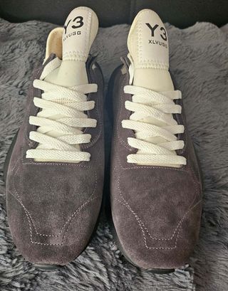 Y-3 Zapatillas Deportivas Grises y Blancas