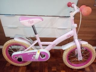 Bicicleta Infantil Hello Kitty Rosa