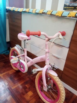 Bicicleta Infantil Hello Kitty Rosa