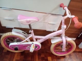Bicicleta Infantil Hello Kitty Rosa